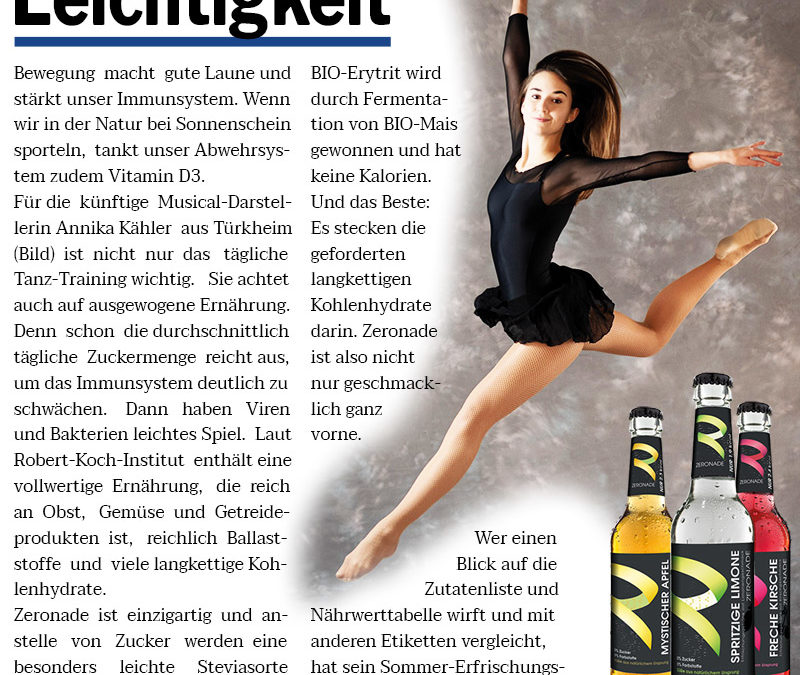 Mit Leichtigkeit tanzen