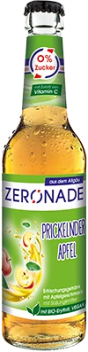 Zeronade prickelnder Apfel mit Erythrit und Stevia, ohne künstliche Süßstoffe Aspartam, Acesulfam-k, Saccharin